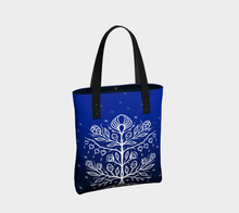 Load image into Gallery viewer, Woodland Floral Bag (Blue/Navy)