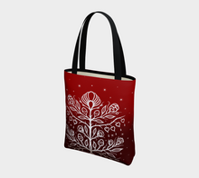 Load image into Gallery viewer, Woodland Floral Bag (Red/Burgundy)