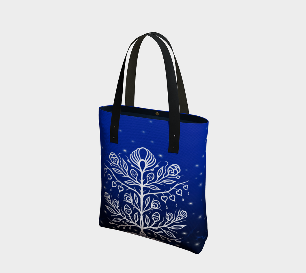 Woodland Floral Bag (Blue/Navy)